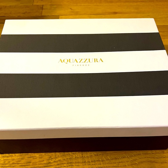 NEW. AQUAZZURA HIGH HEEL SANDALS. - Picture 11 of 11